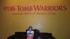 Ellery Wheeler; Tomb Warriors Exhibit; EPCOT Disneyworld Orlando FloridaEPCOT
